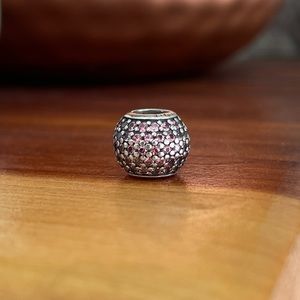 Pink Cubic Zirconia Pandora Charm